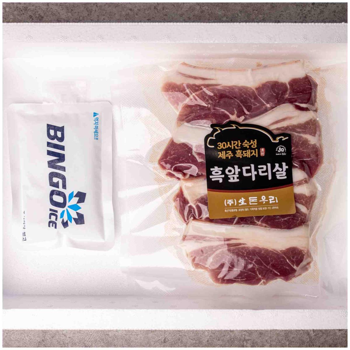 [냉장]30숙성 제주 흑돼지 앞다리살 500g