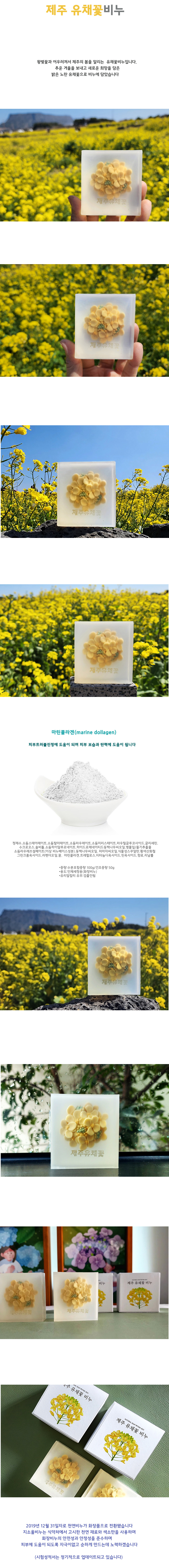 제주 유채꽃비누