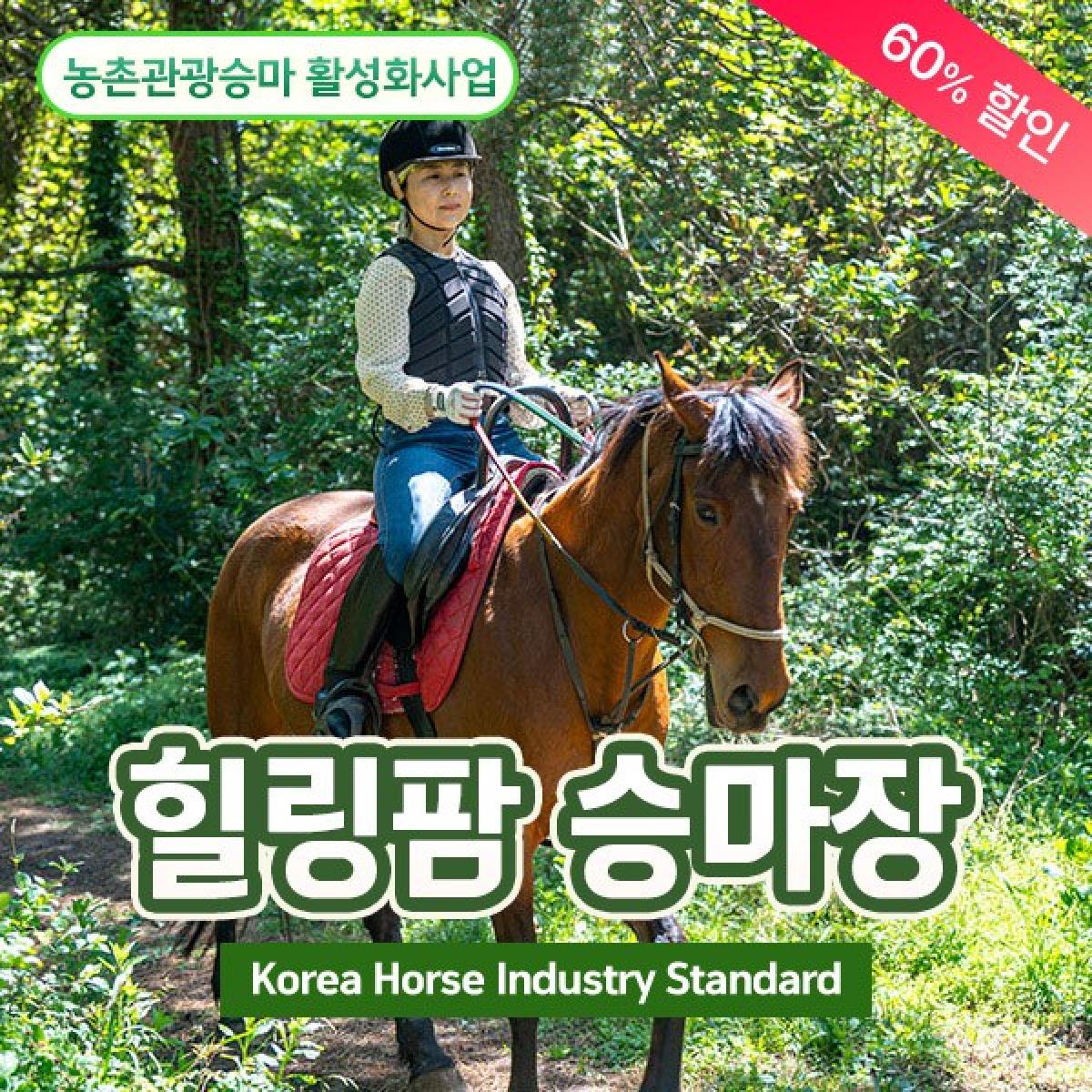 [농촌관광승마] 힐링팜 승마장