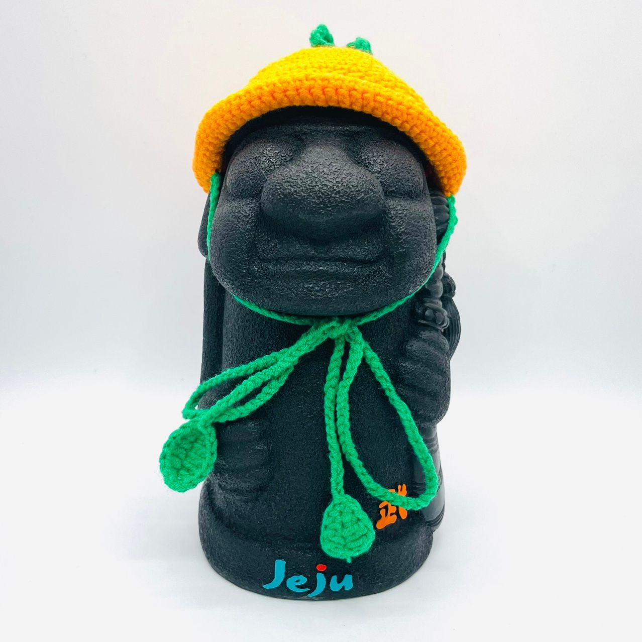 제주 감귤 모자 돌하르방 18cm 장식인형 감성소품