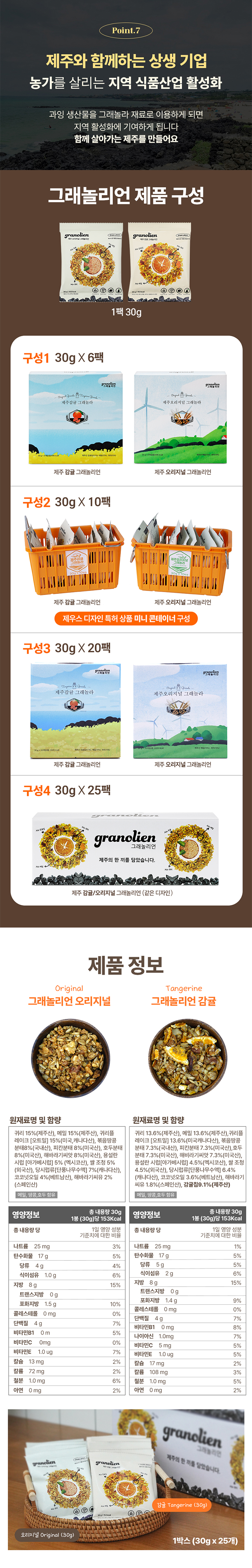 그래놀리언 감귤 (그래놀라) 상세
