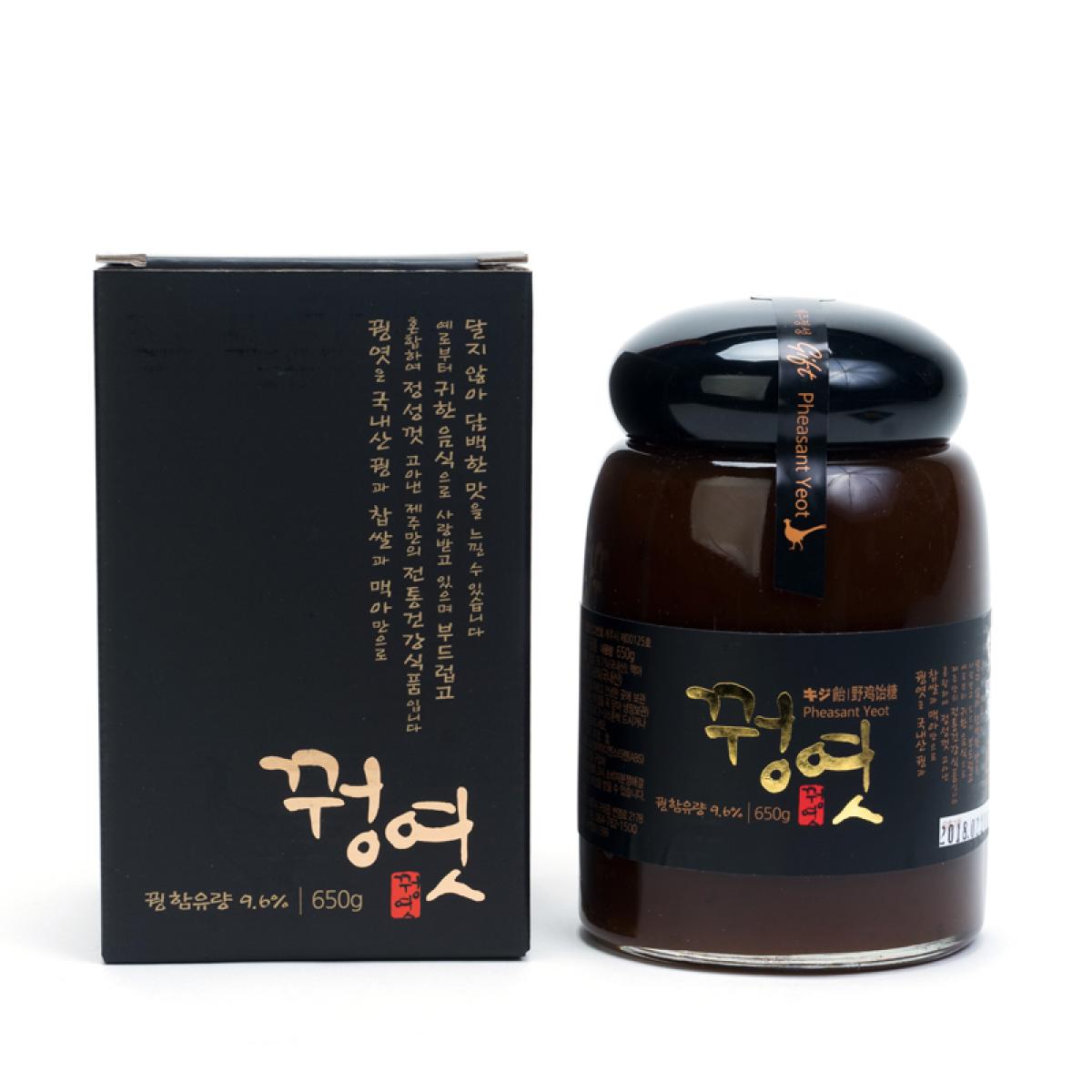 제주민속식품 꿩엿 650g