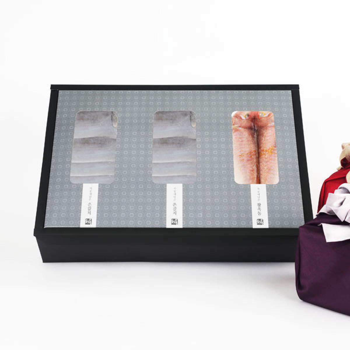 차롱 은갈치 왕특대 4마리 + 옥돔 대 3마리