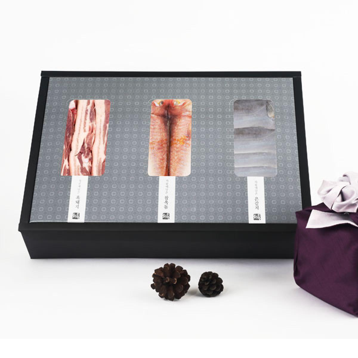 (장인형)오겹살1kg+참옥돔3마리+은갈치3마리