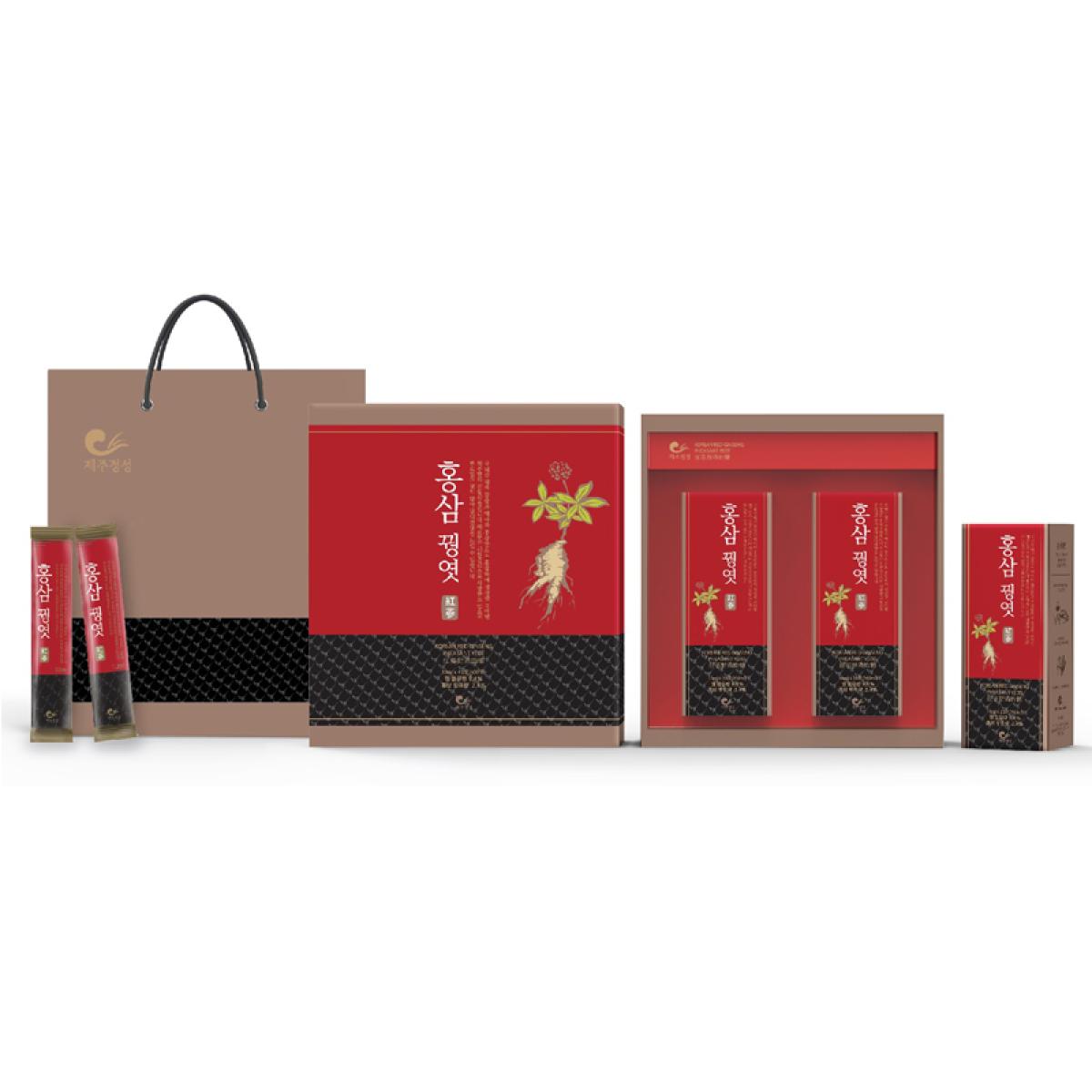 홍삼꿩엿