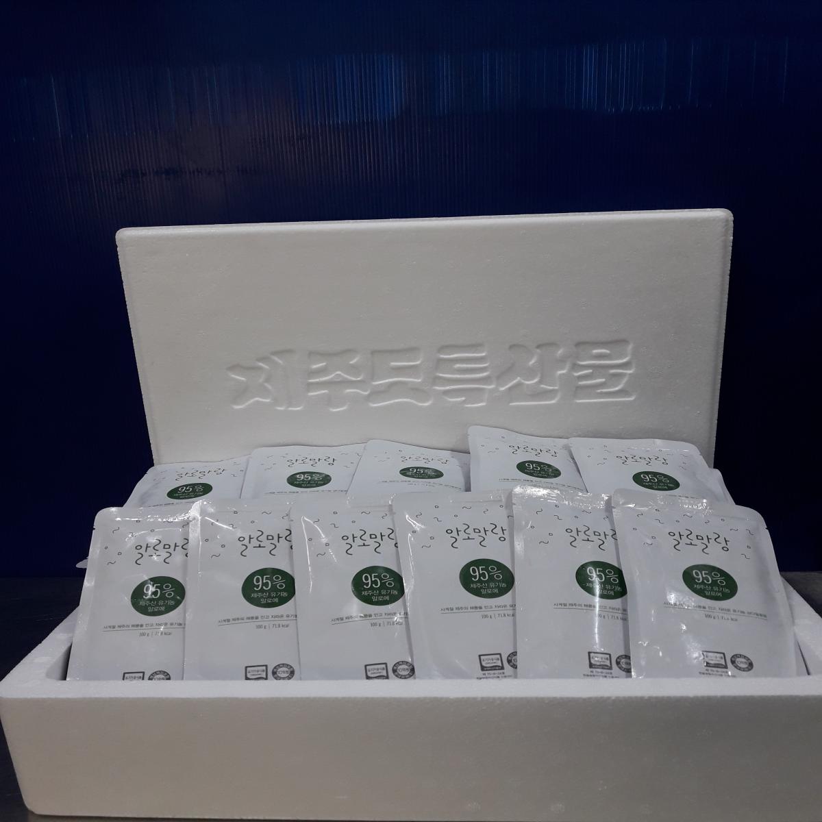 1box(100ml✕30봉)무료배송!!제주유기농알로에