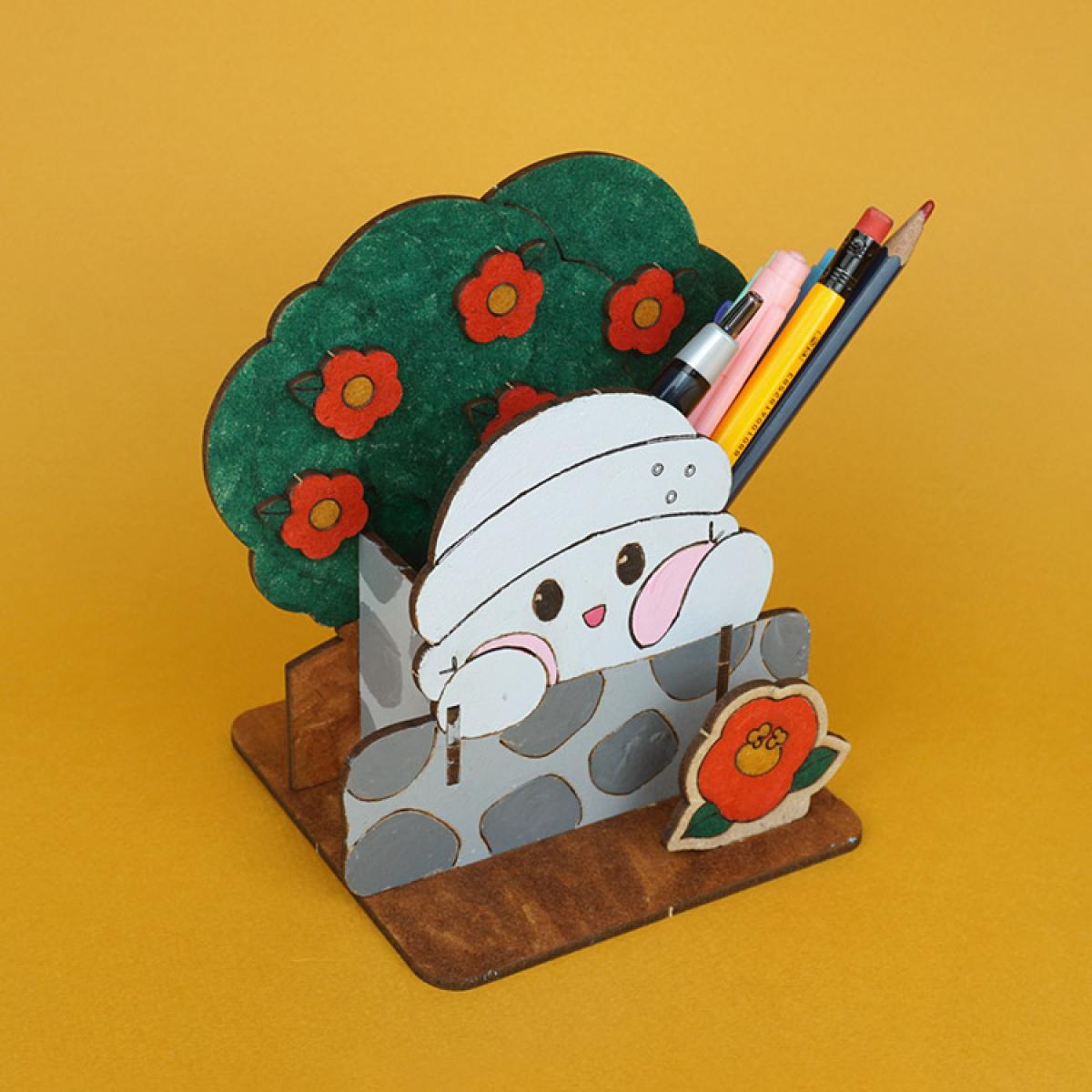 DIY 꼬돌이&해량이 연필꽂이 만들기 키트 제주 캐릭터