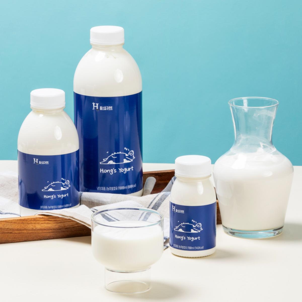 제주홍스요구르트 180ml / 500ml / 1000m