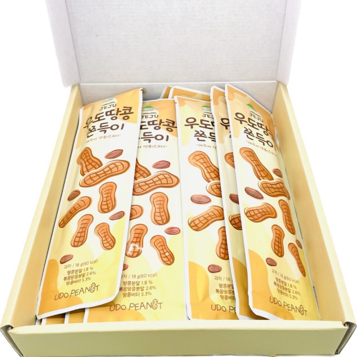 제주 우도땅콩 쫀득이 18g x 15개입