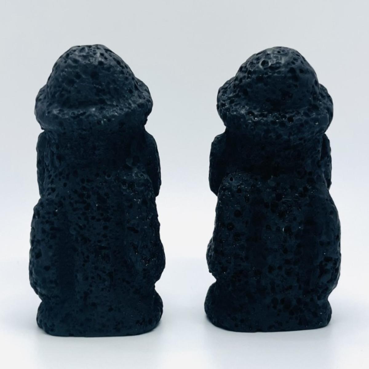 제주 돌하르방 1호 문무 한쌍 8cm 장식인형 미니어처