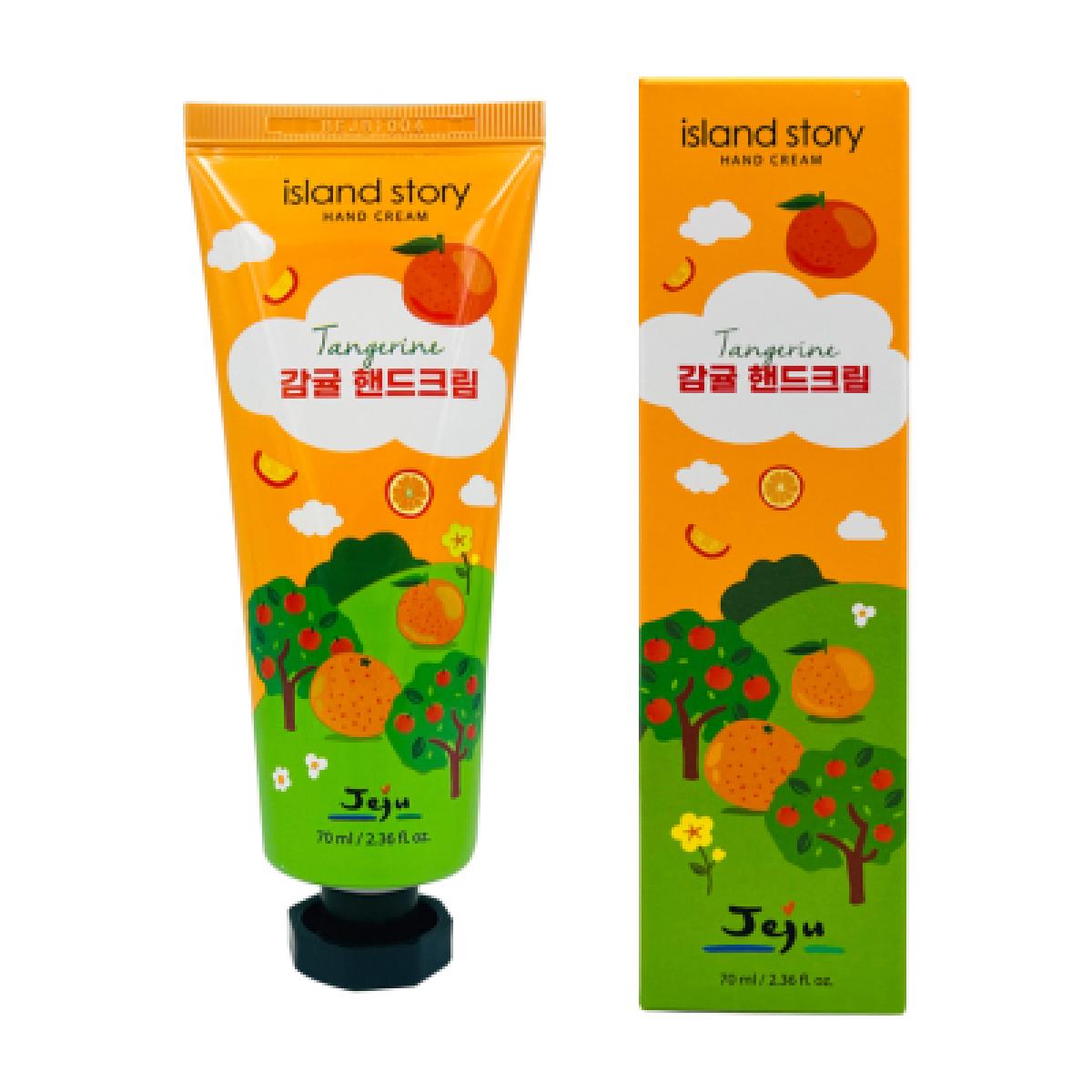 제주 핸드크림 70ml x 6개입 유채꽃 감귤 동백꽃