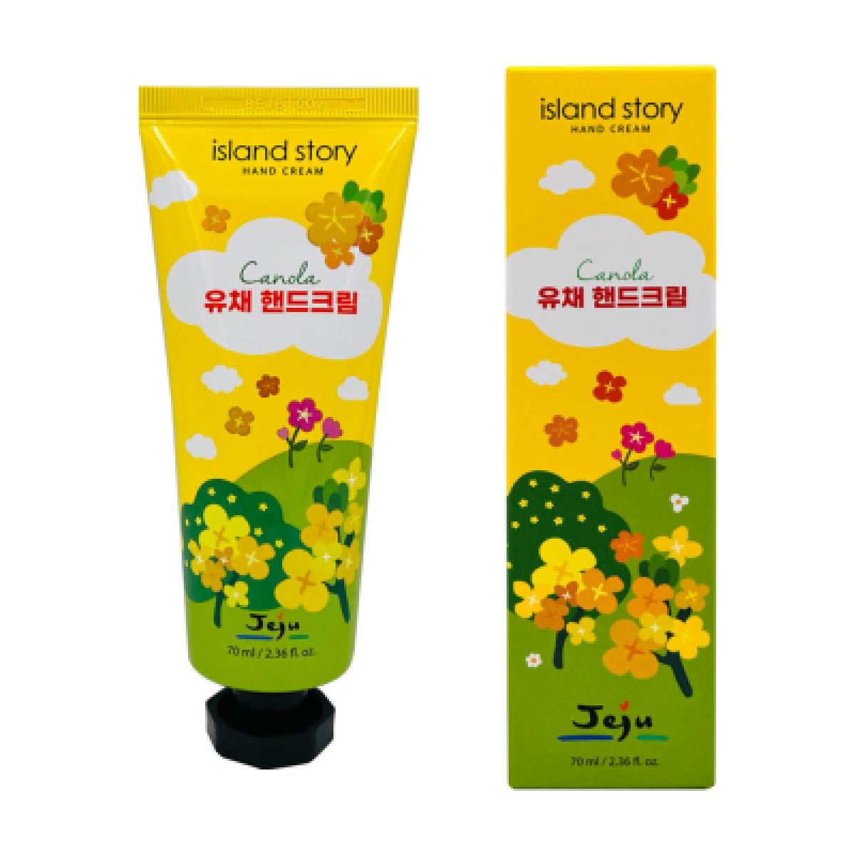 제주 핸드크림 70ml x 6개입 유채꽃 감귤 동백꽃