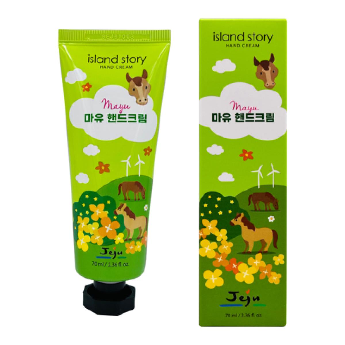 제주 핸드크림 70ml x 6개입 유채꽃 감귤 동백꽃
