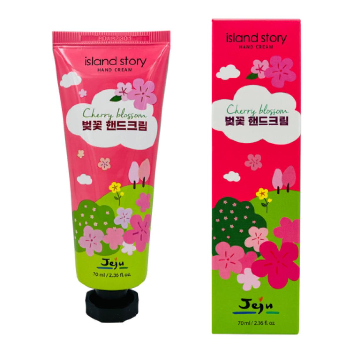 제주 핸드크림 70ml x 6개입 유채꽃 감귤 동백꽃