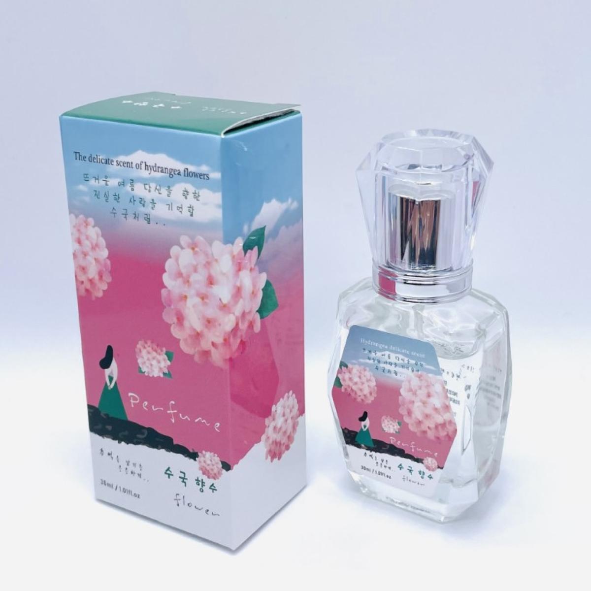 제주향수 30ml 수국 동백 핑크뮬리 제주를 담다