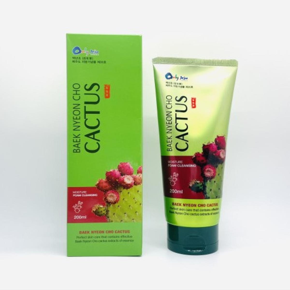 제주 백년초 선인장 폼클렌징 200ml 아일랜드스토리