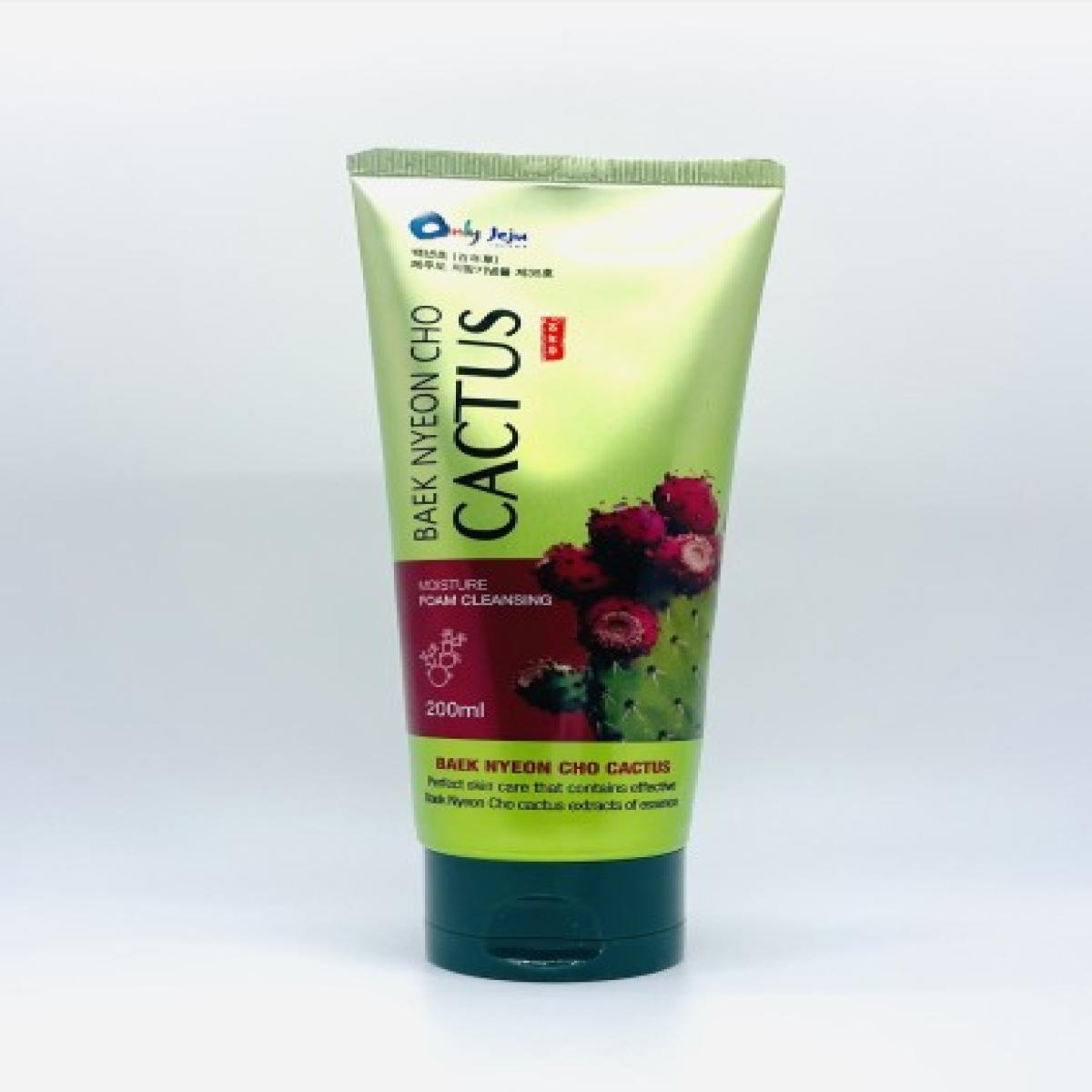 제주 백년초 선인장 폼클렌징 200ml 아일랜드스토리