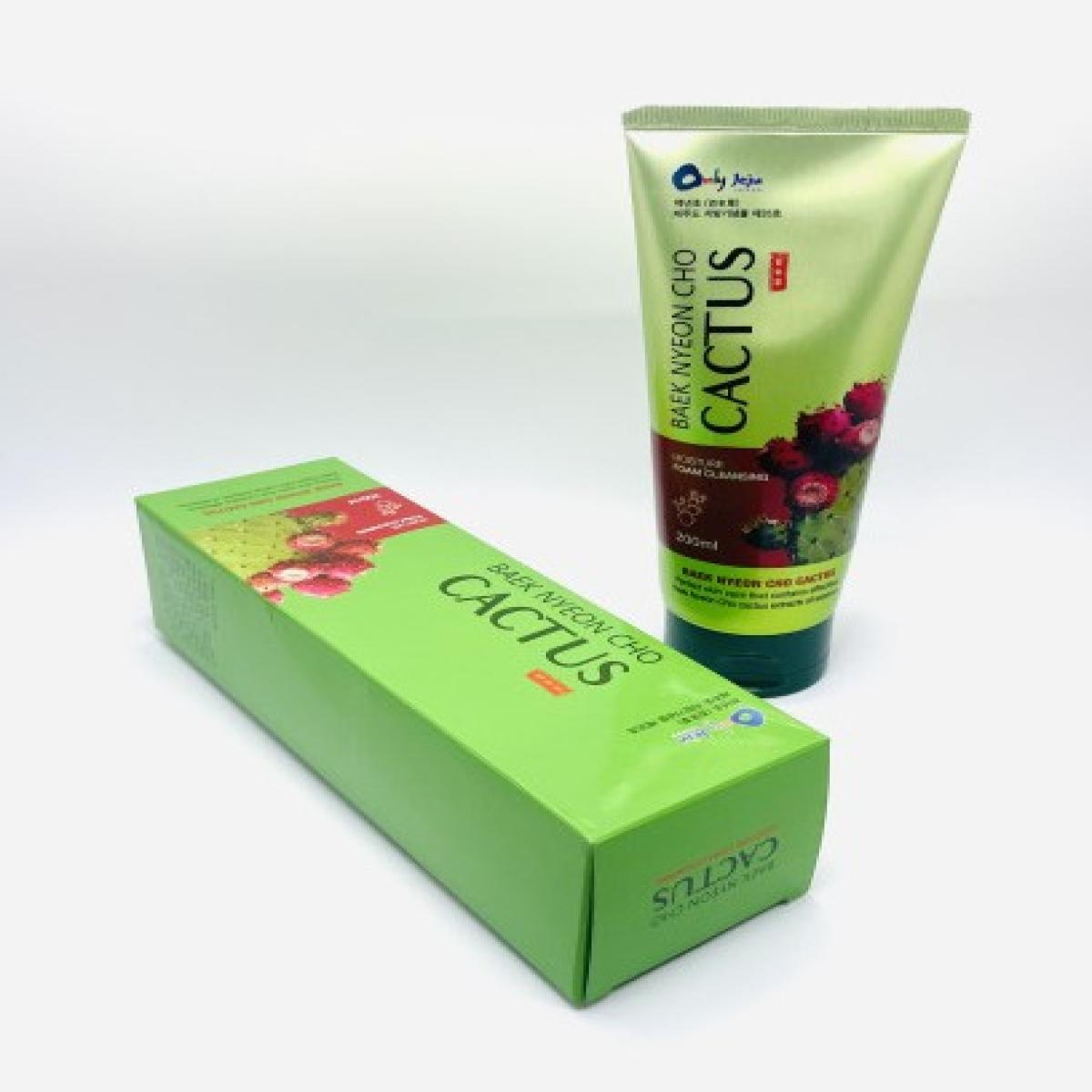 제주 백년초 선인장 폼클렌징 200ml 아일랜드스토리