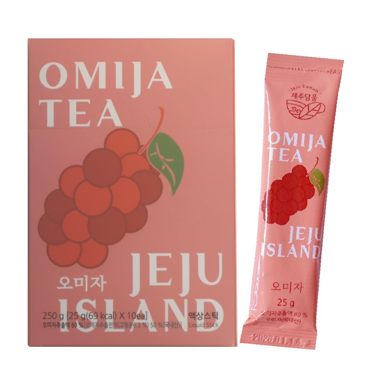 제주담움 오미자스틱 25gX10