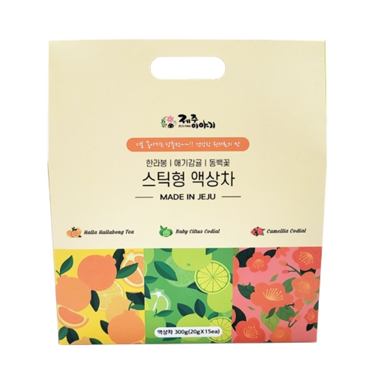 제주이야기 스틱형 액상차 선물세트