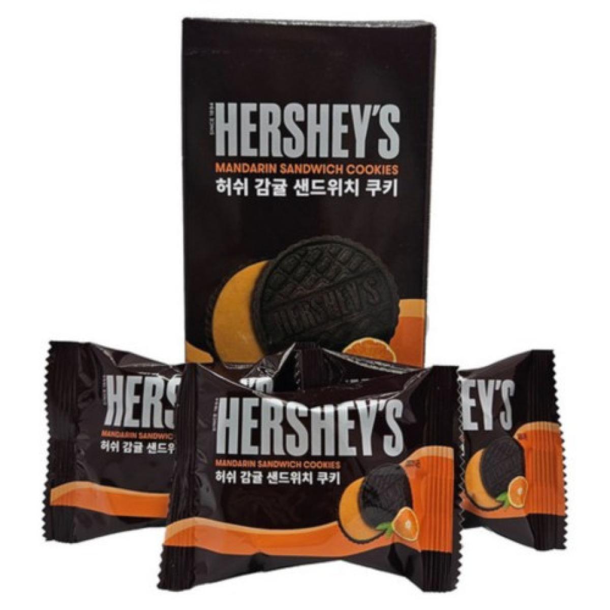 제주 허쉬 감귤 샌드위치 쿠키 3개입 x 3박스 초콜릿