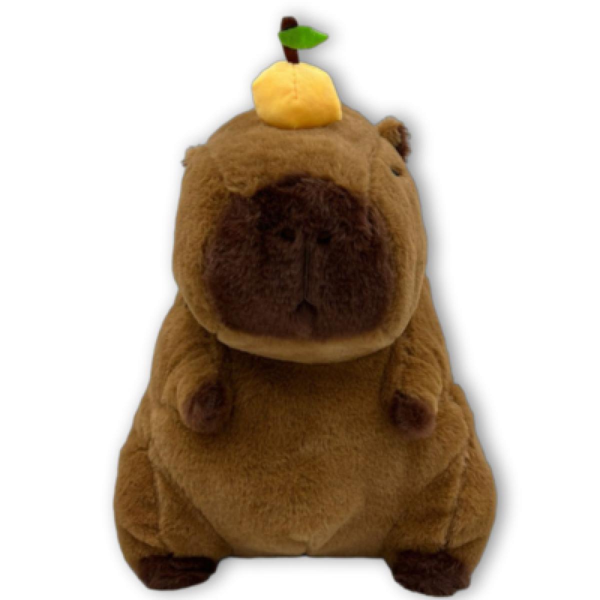 카피바라 제주감귤 인형 가방 35cm 애착동물 여행선물
