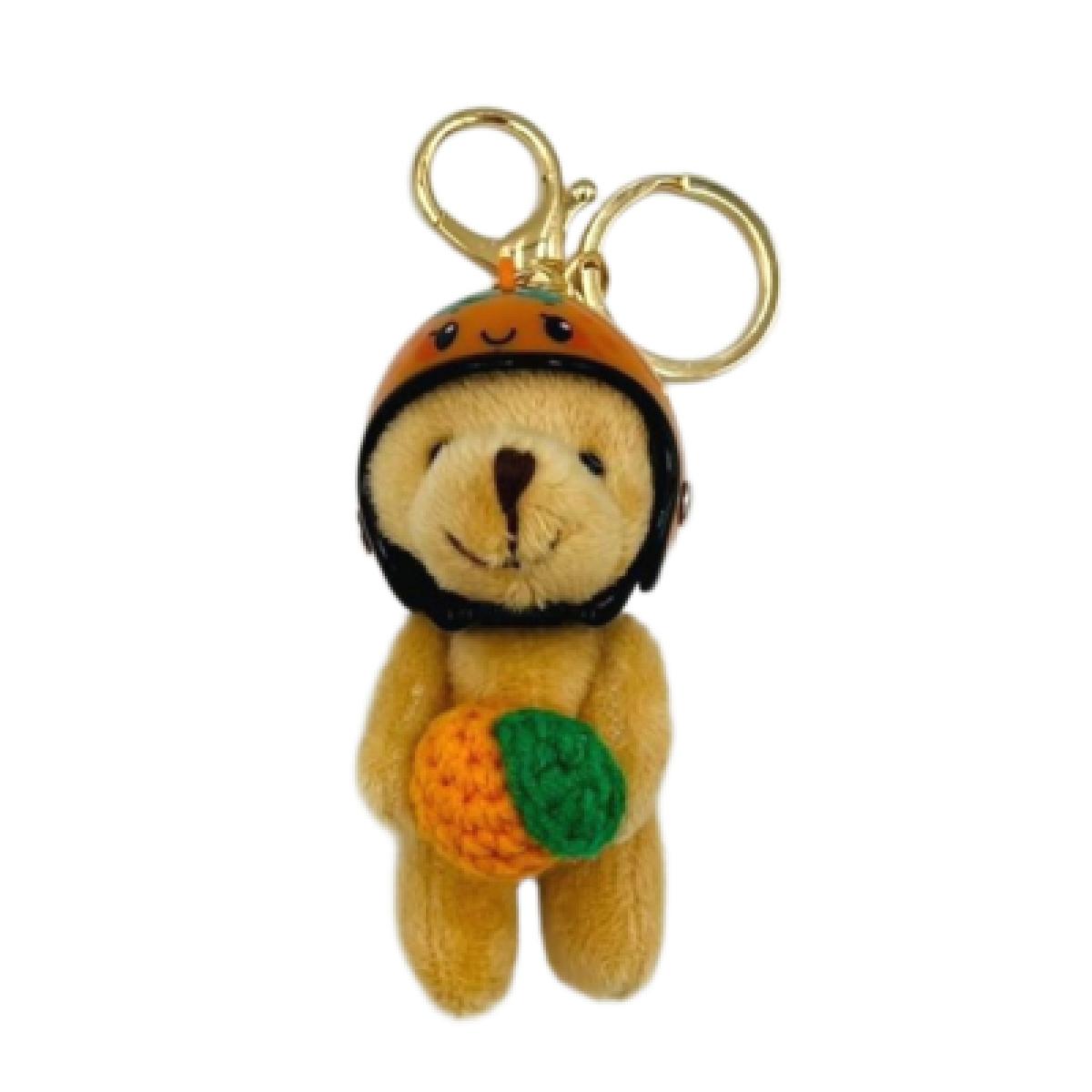 제주갬성 감귤 헬멧 곰 키링