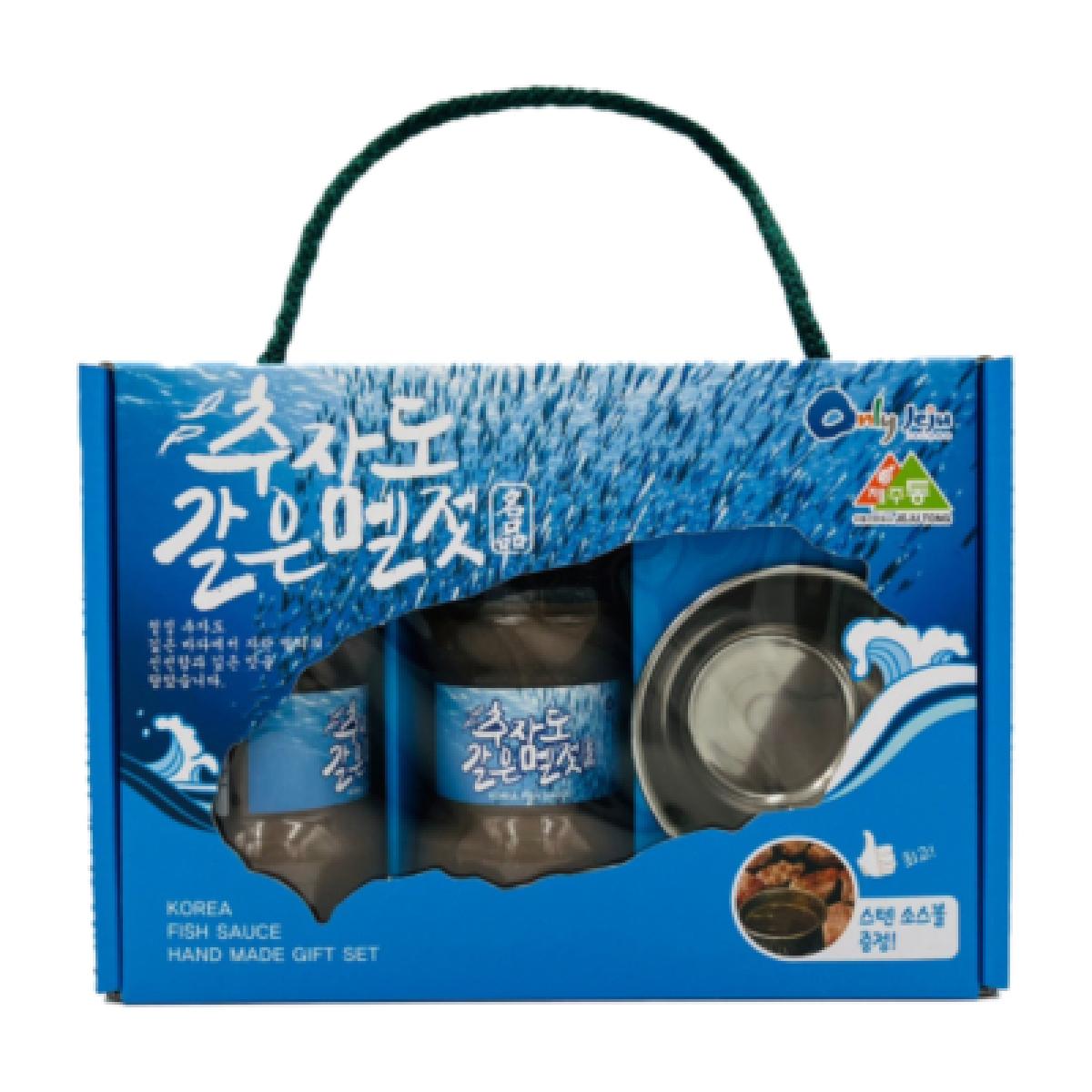 제주 추자도 갈은 멜젓 선물세트 150ml x 2개입