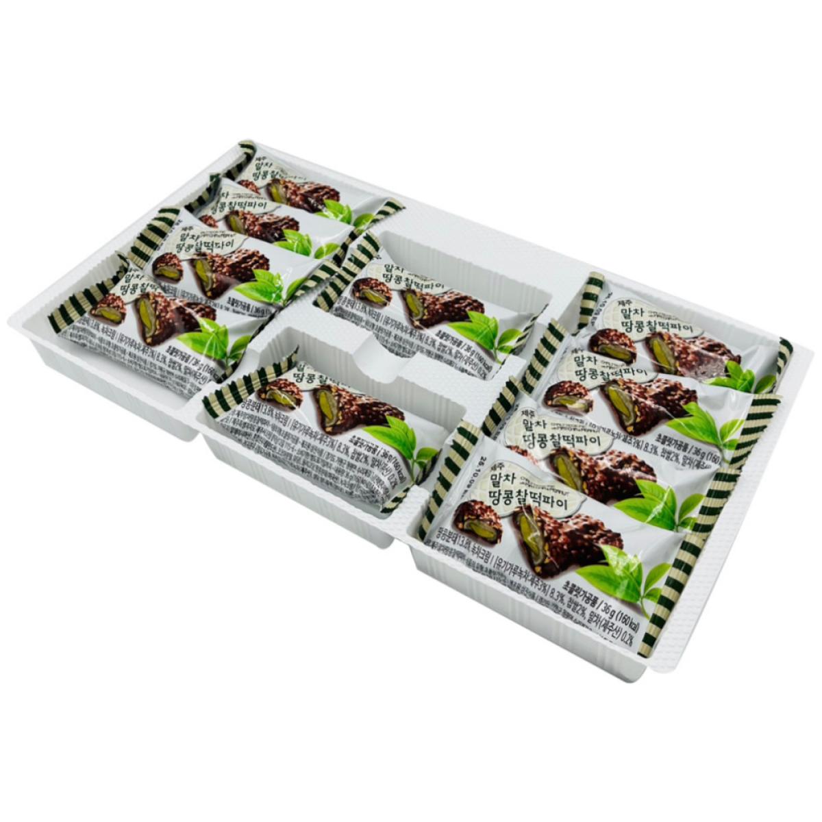 제주 말차 땅콩 찰떡파이 360g 36g x 10봉입
