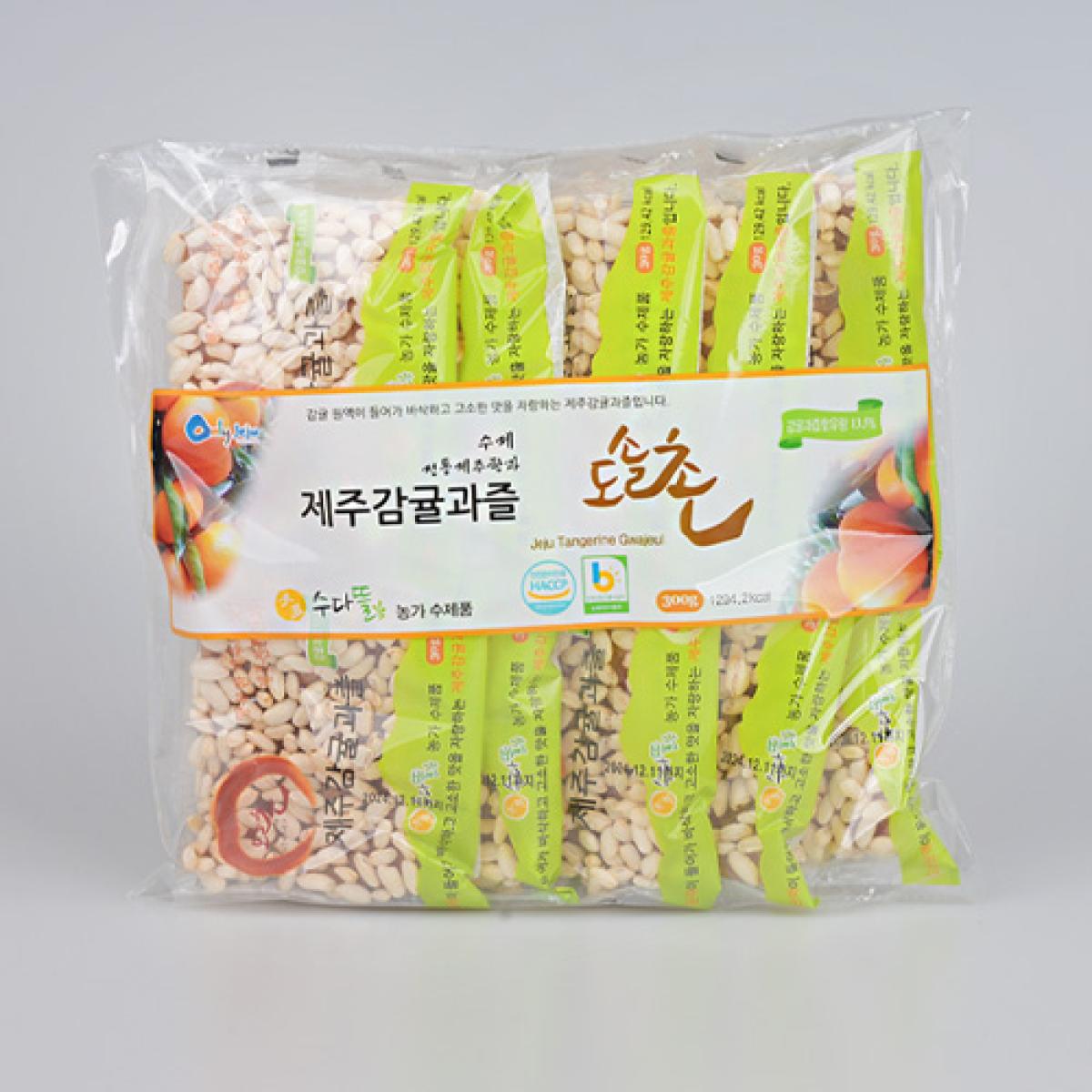 제주 도솔촌 수제 감귤과즐 (가정용/선물용) 40개입외