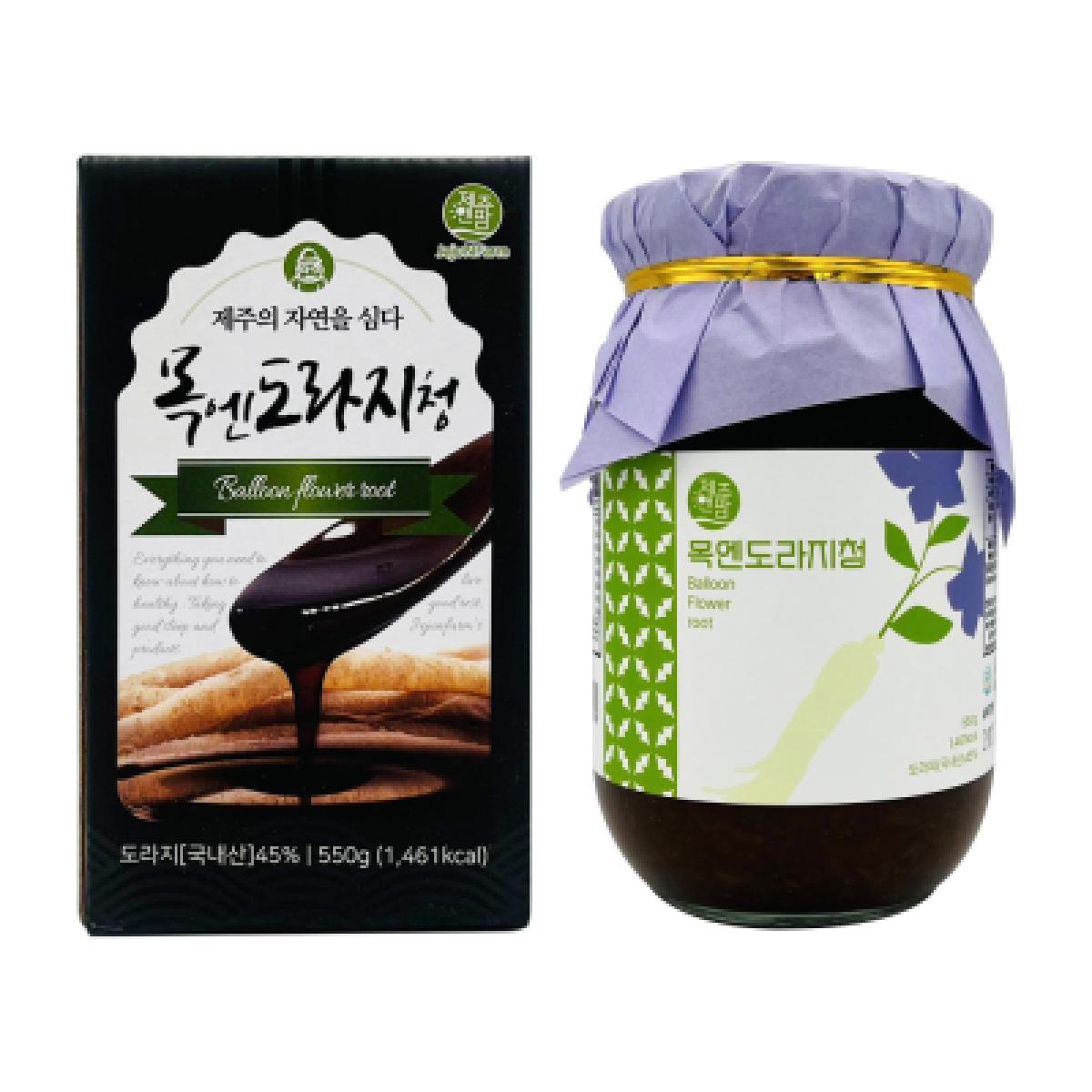 제주앤팜 목엔 도라지청 550g