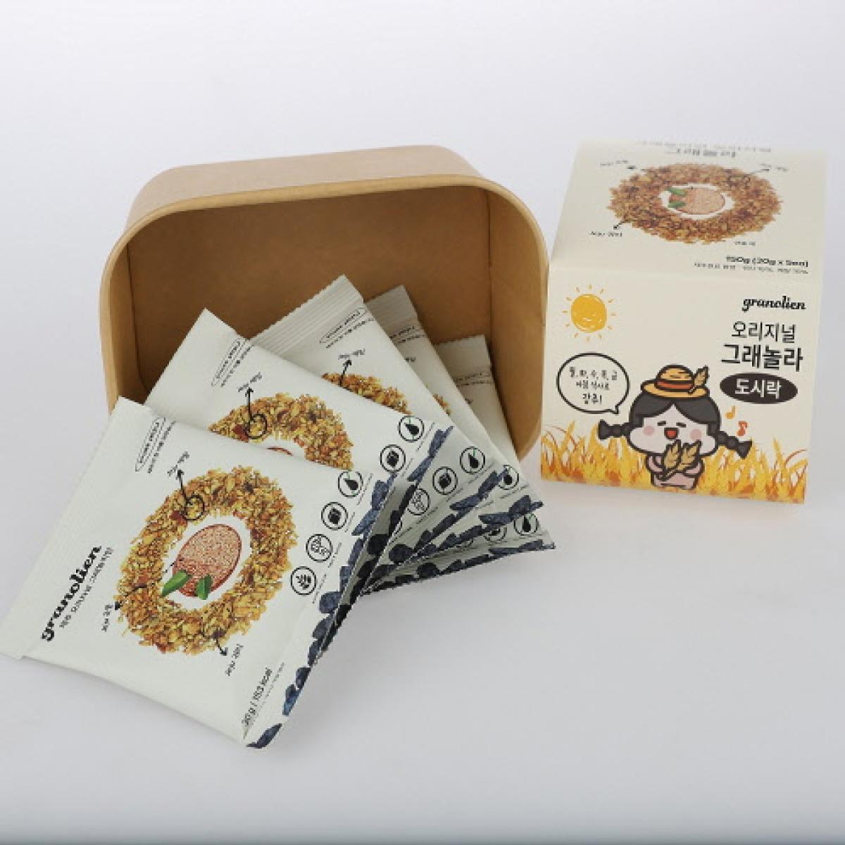 제주하우스 도시락 그래놀라 수제 30g*5ea 세트