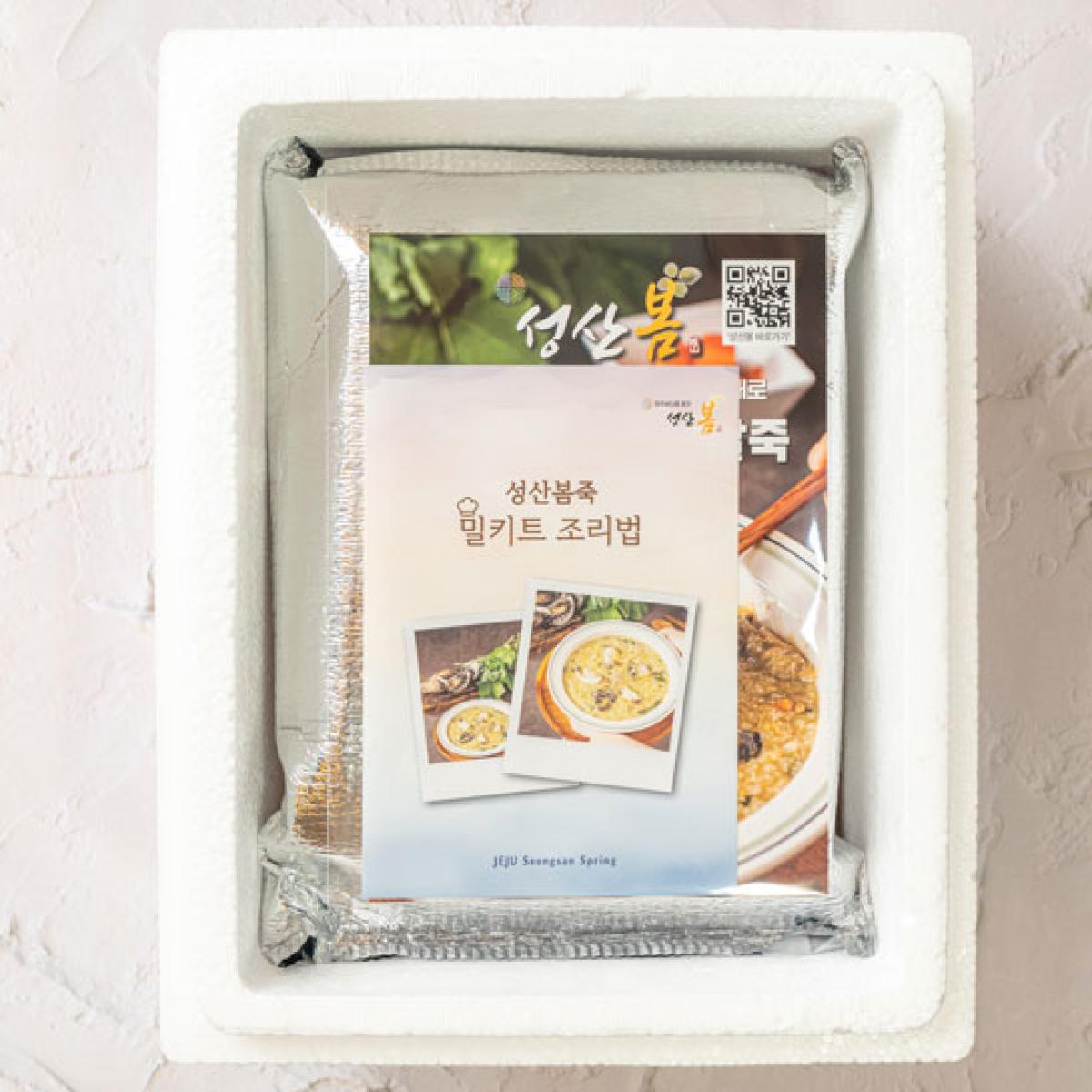 100% 제주보말 간편 영양식 보말죽 밀키트 4팩