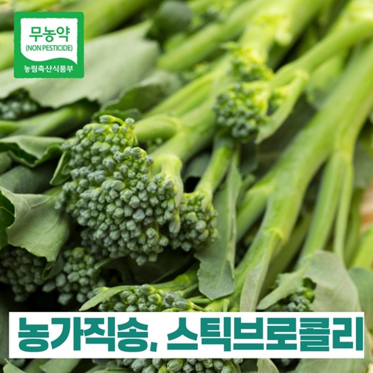 아이들이 잘 먹는 제주산 스틱브로콜리 브로콜리니·베이비