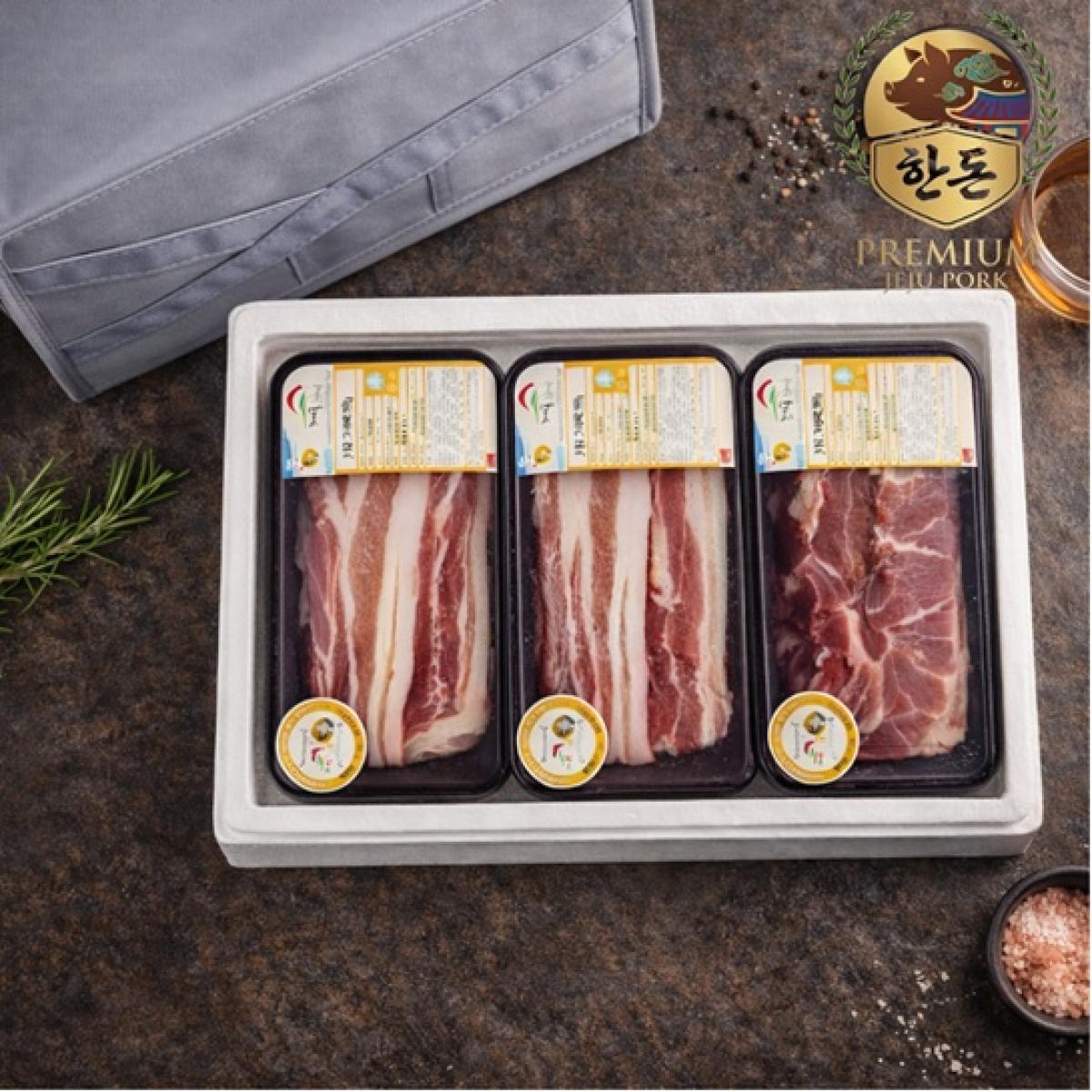 프리미엄 돼지고기 셀렉션01 삼겹·목살·전지 1.5kg